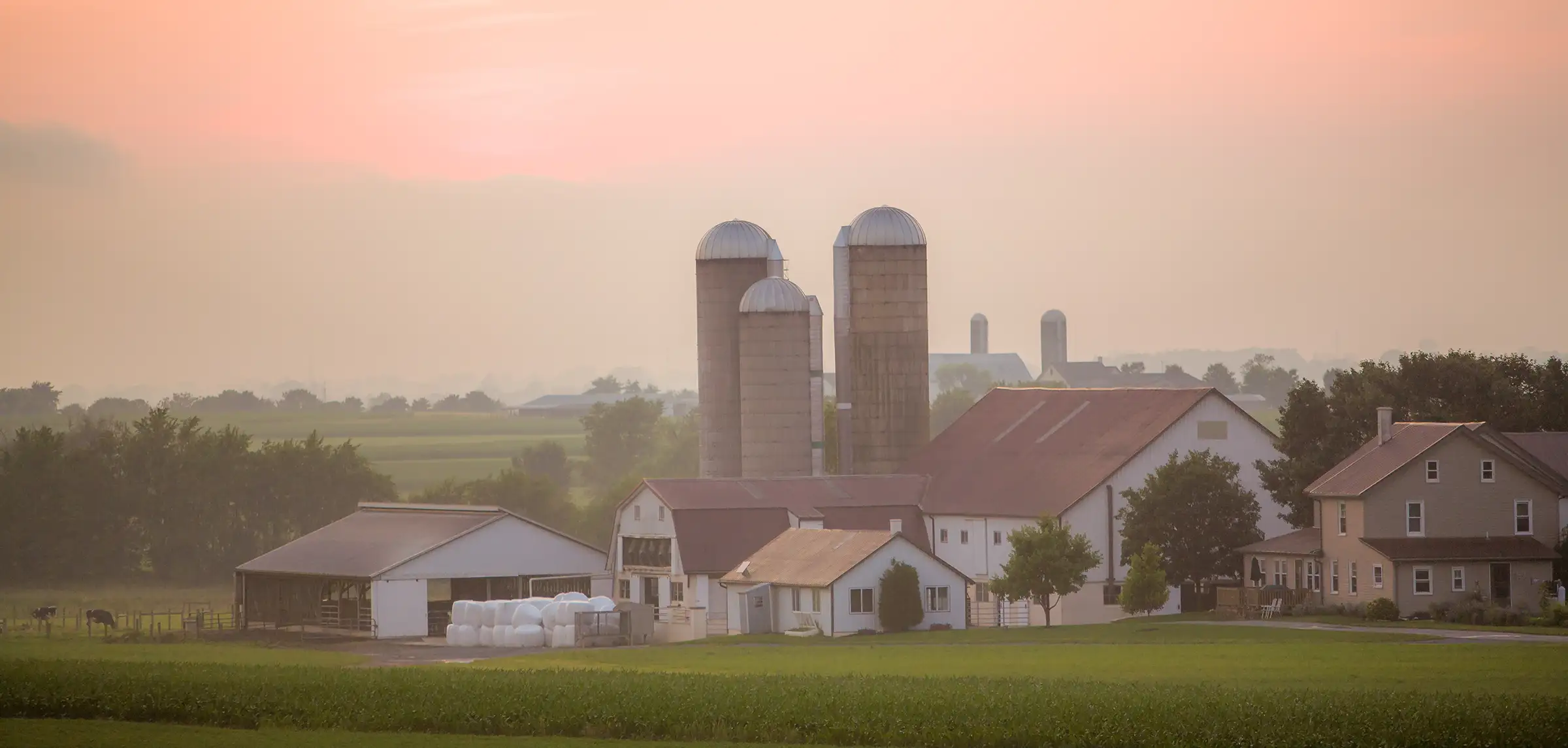 Sunset at a Farm in Lancaster County PA Photo Credit Discover Lancaster