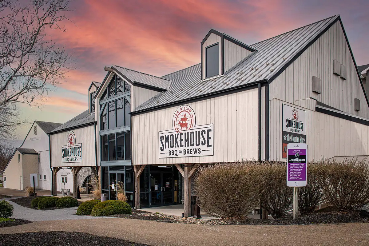 Smokehouse BBQ & Brews at Sunset on Plain & Fancy Farm