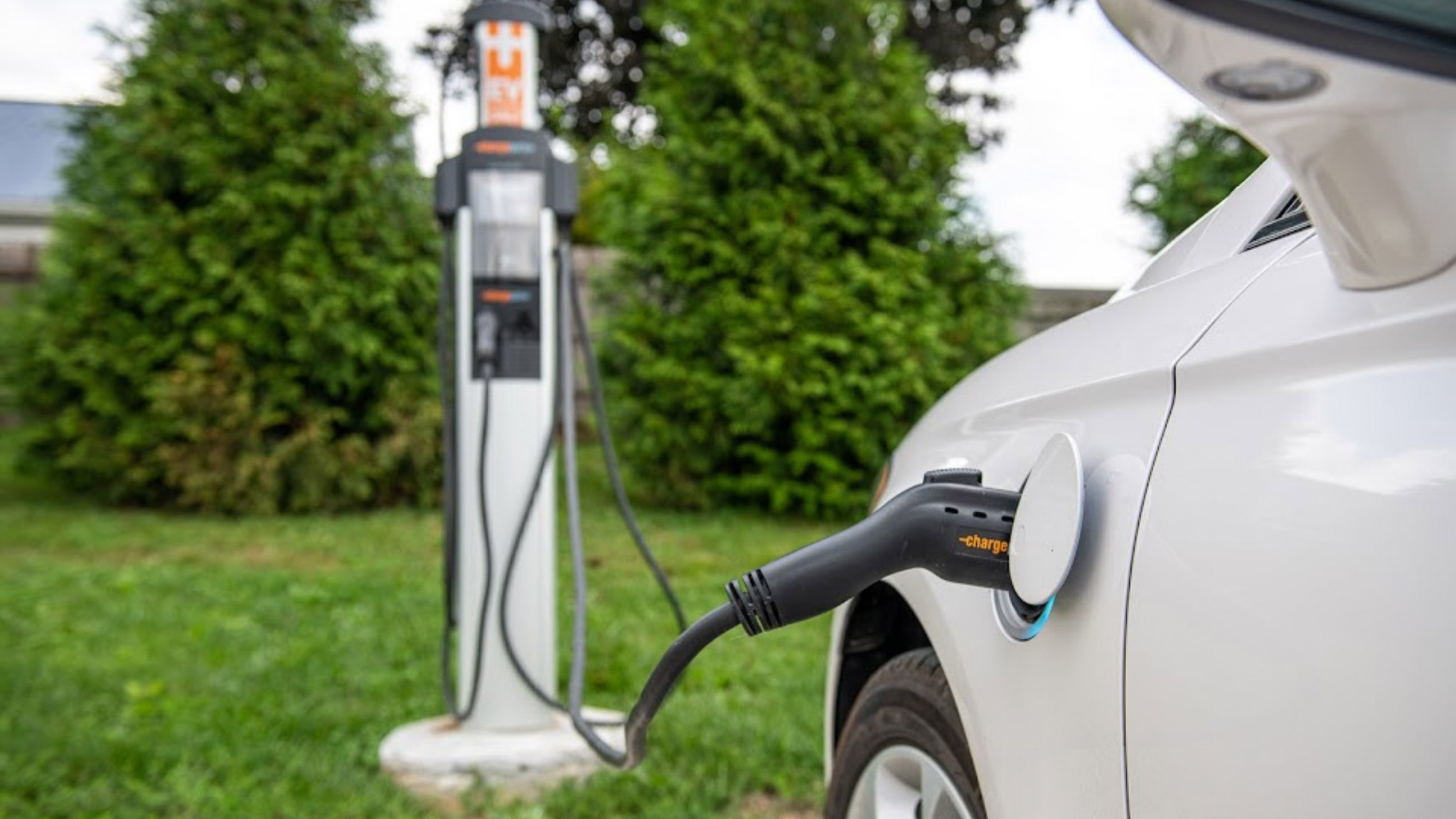 Electric Vehicle Charging Stations at Plain & Fancy Farm in Bird-in-Hand.