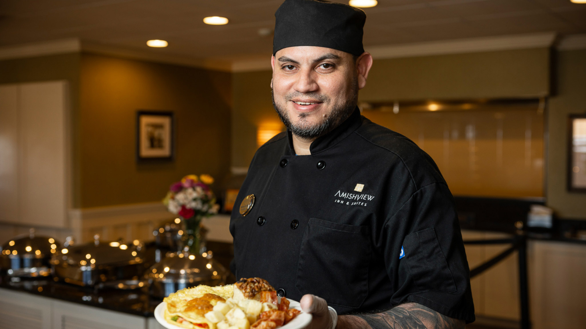 Breakfast at AmishView Inn & Suites - Lancaster County PA.