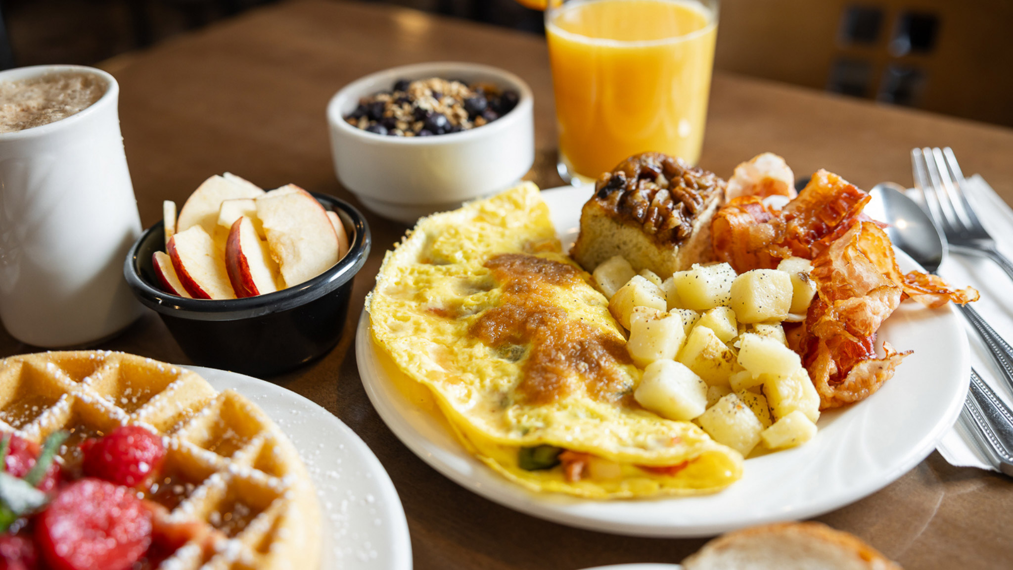 Breakfast at AmishView Inn & Suites - Lancaster County PA.