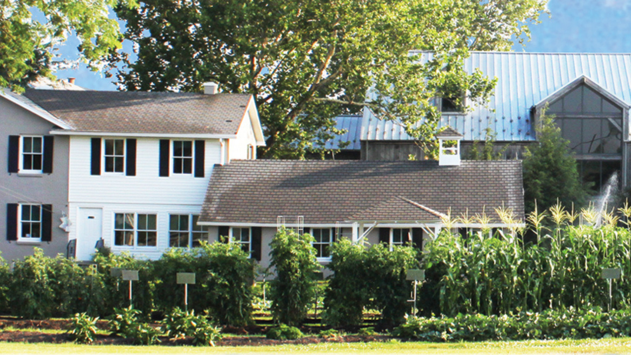 Plain & Fancy Farm prior to 1990 with the Gardens