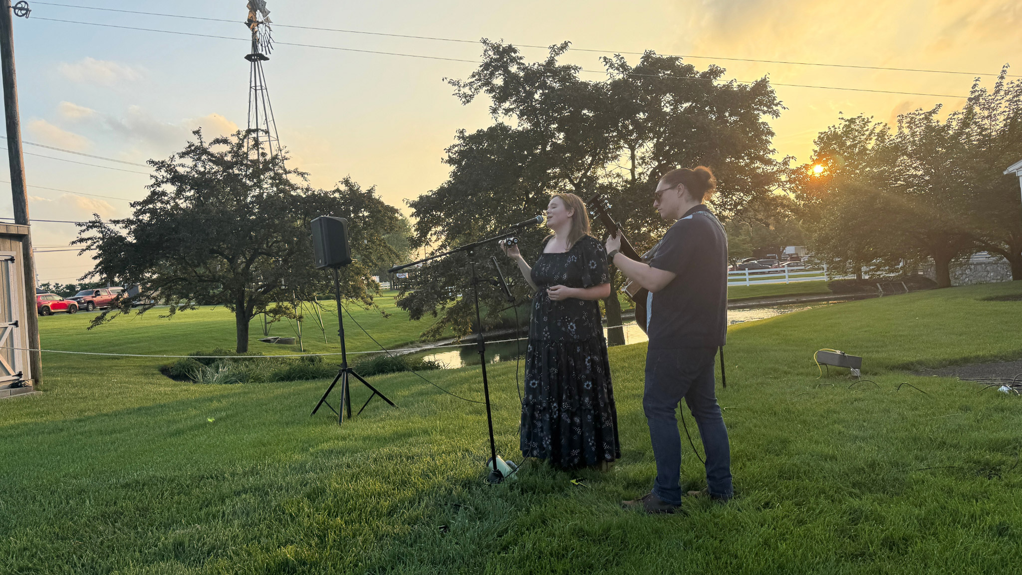 Live Music Outside at Plain & Fancy Farm