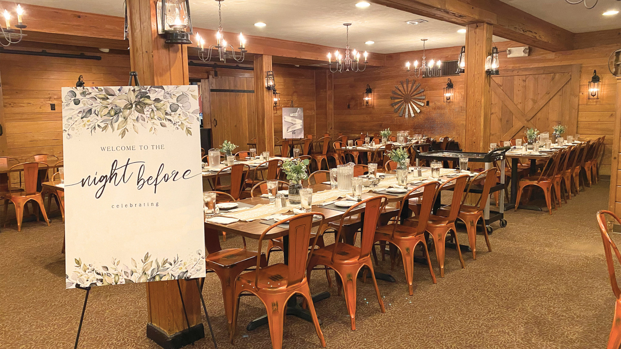 Rehearsal Dinner at Plain & Fancy Farm in Amish Country