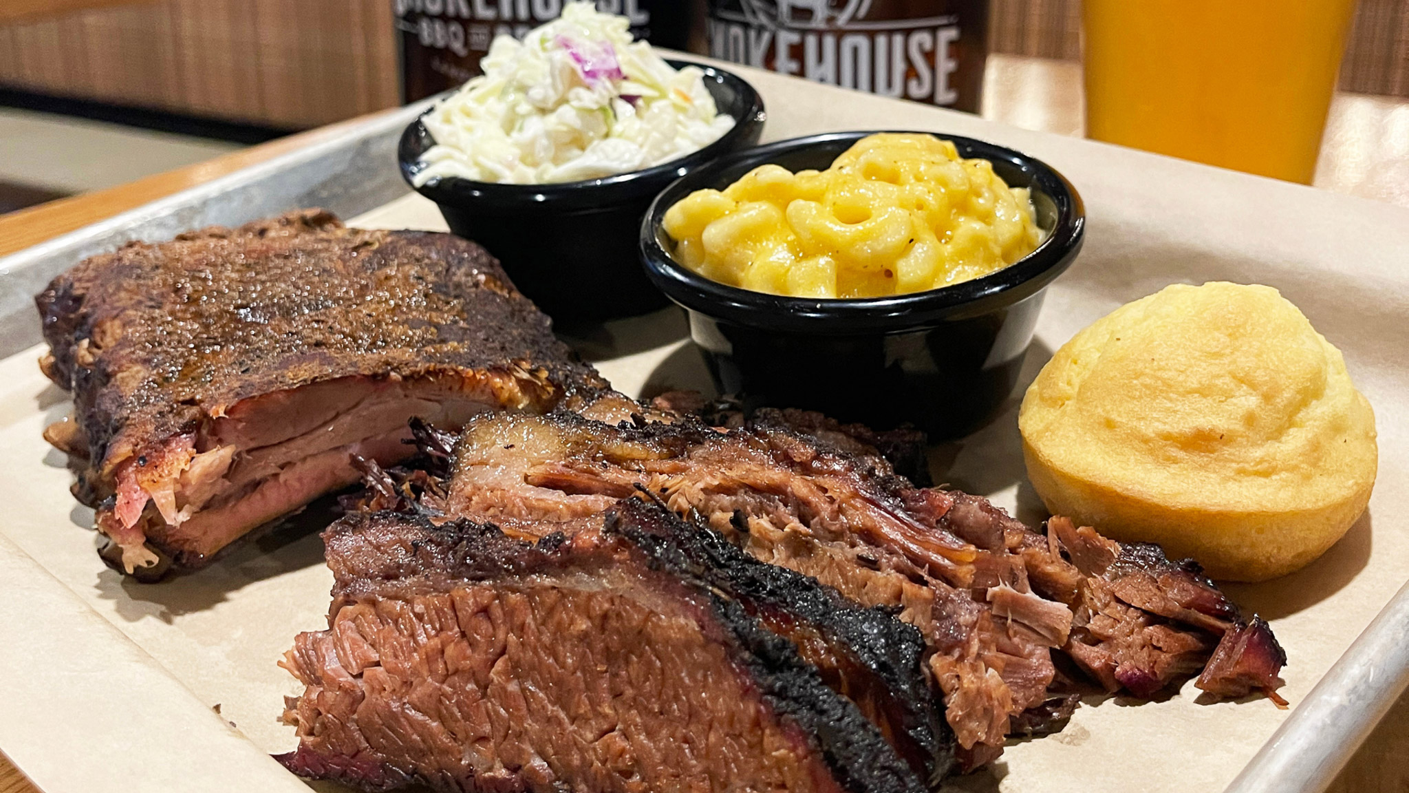 Brisket Platter at Smokehouse BBQ & Brews in Lancaster County PA