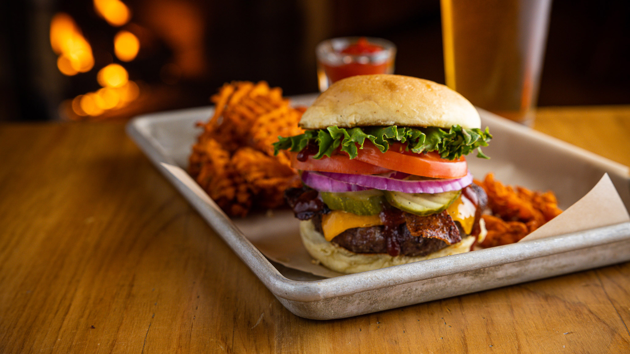 Smokey Burger at Smokehouse BBQ & Brews in Lancaster County PA