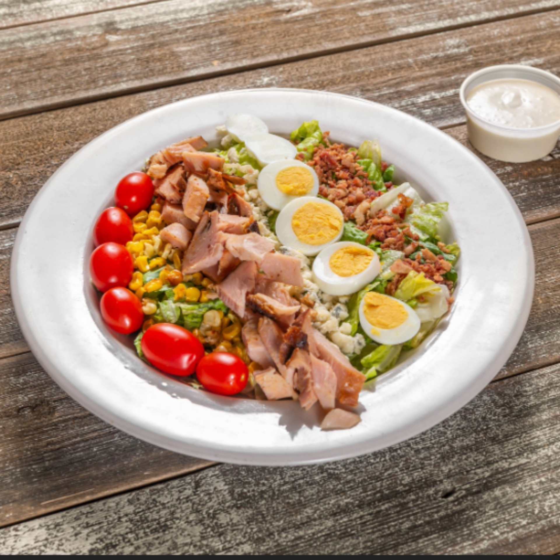 Cobb Salad at Plain & Fancy Farm in Lancaster County