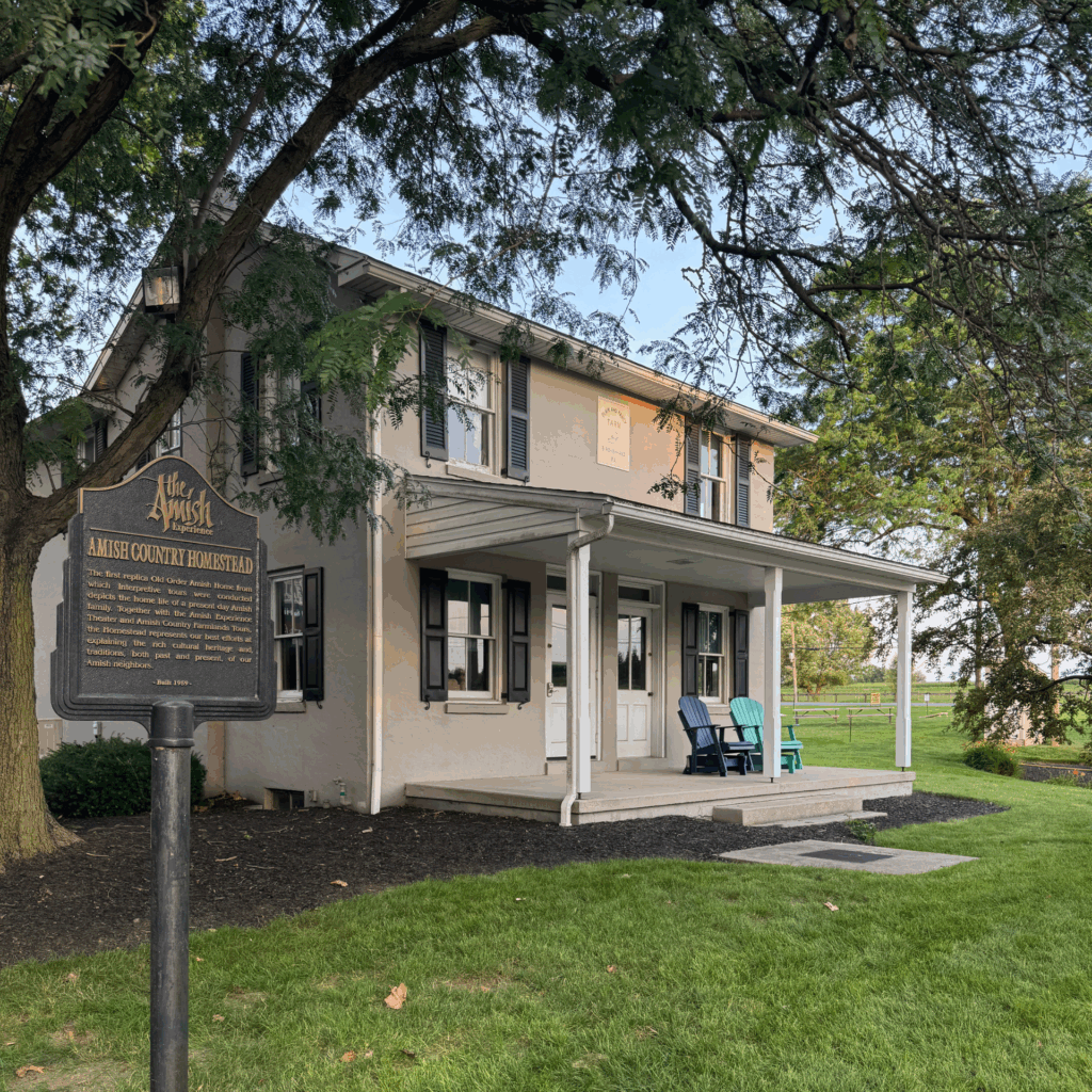 Amish Farm House at Plain & Fancy in Lancaster