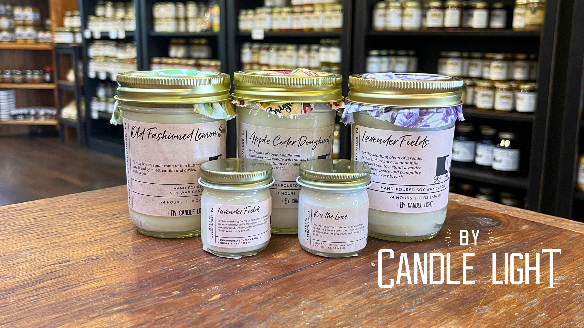 By candle light candles