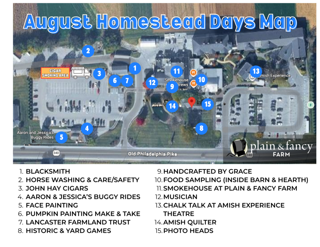 Homestead Days Map September
